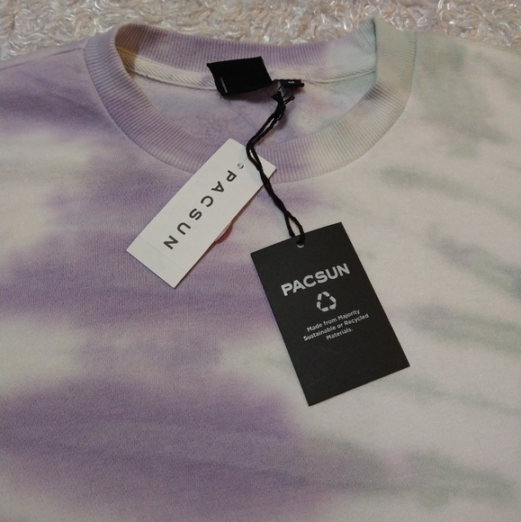 PacSun Men's Tie-dye Crewneck Sweatshirt - Picture 2 of 6